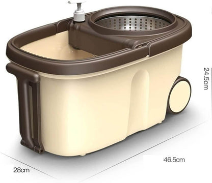 Spin Mop And Bucket Set With Wheels - DMC Wholesale
