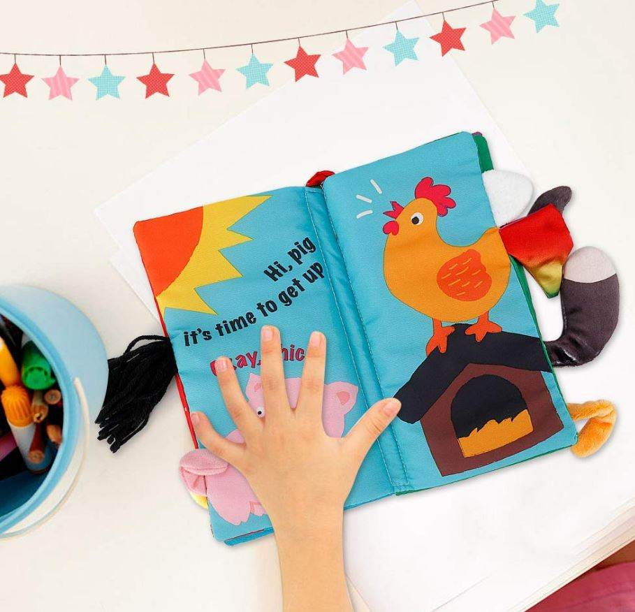 Farm Touch and Feel Crinkle Tail Books - DMC Wholesale