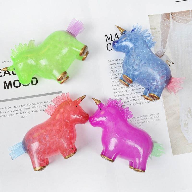 Unicorn Waterbead Squeeze Toy (Each) - DMC Wholesale