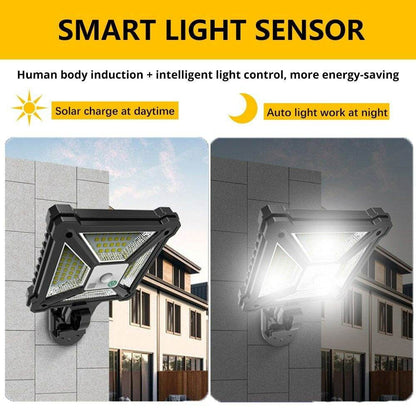 Square Motion Sensor Solar Street Lamp - DMC Wholesale
