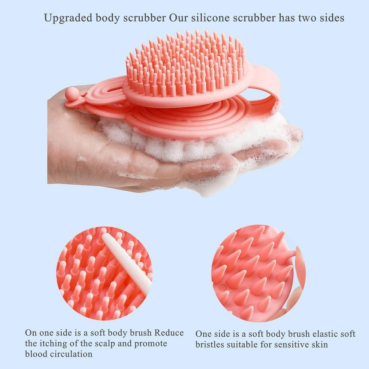 2in1 Scalp Massager Shampoo Brush - DMC Wholesale
