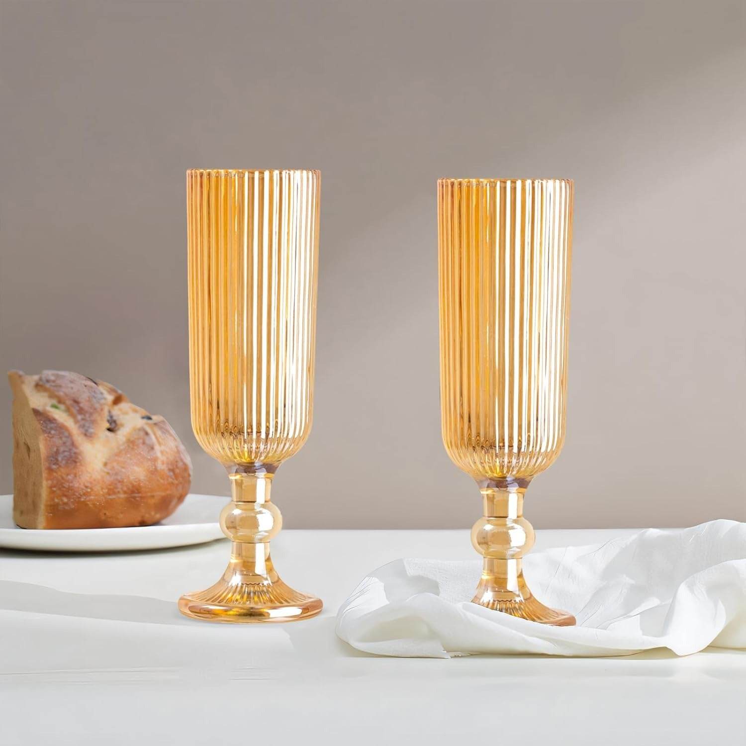 Champagne Flute Glass Set (160ml)(6 pcs) - DMC Wholesale