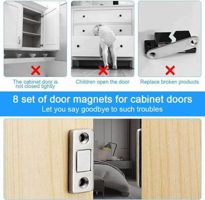 Universal Cabinet Door Magnets (8 pcs) - DMC Wholesale