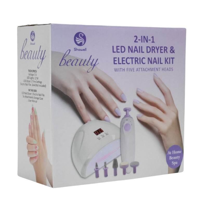 2in1 LED Nail Dryer and Electric Nail Kit - DMC Wholesale
