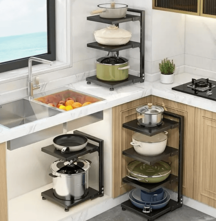 Cookware Organiser Storage Rack - DMC Wholesale