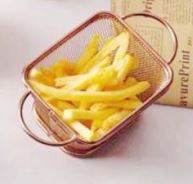 Steel Deep Fries Fryer Basket (13cm) - DMC Wholesale