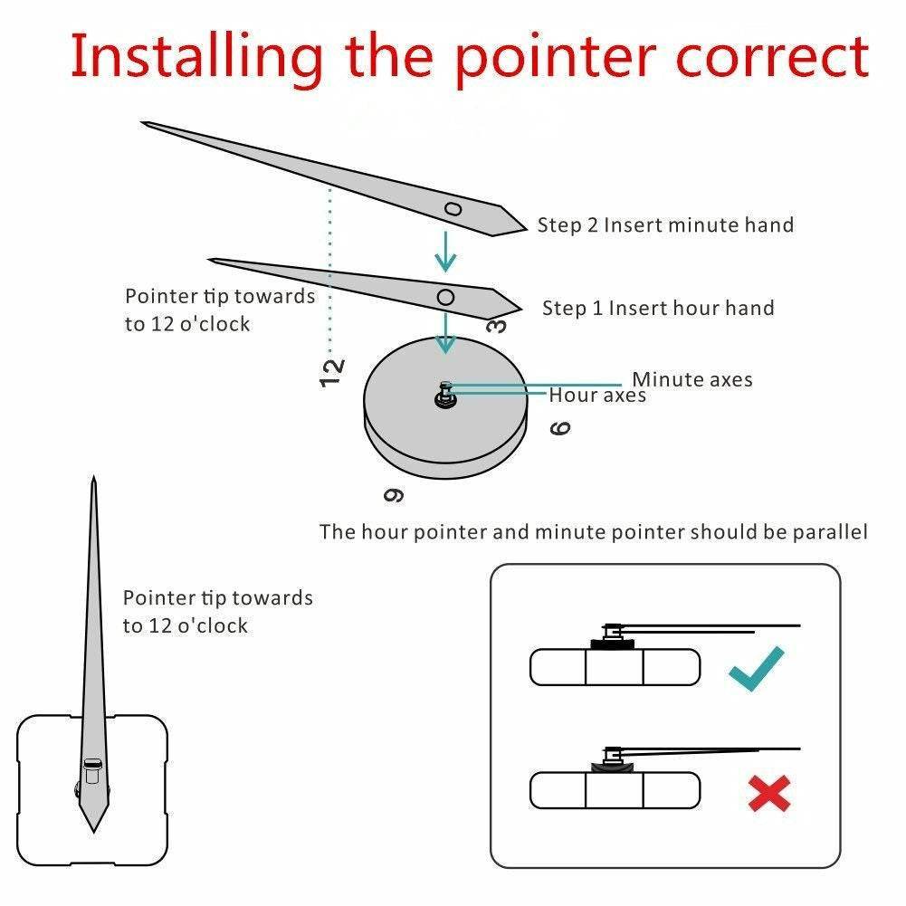 DIY Modern Photo 3D Wall Clock (Gold)(60-70cm) - DMC Wholesale