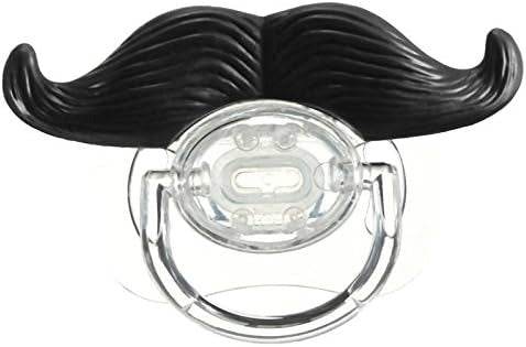 Funny Moustache Beard Dummy for Baby - Alt View