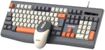 RetroForge Wired Keyboard And Mouse Combo