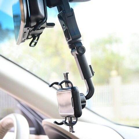 360 Degree Rearview Car Mobile Holder - DMC Wholesale