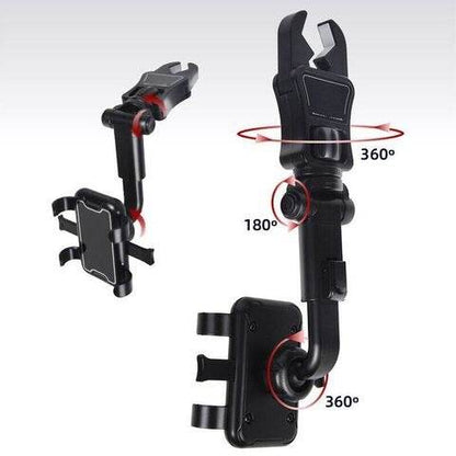 360 Degree Rearview Car Mobile Holder - DMC Wholesale