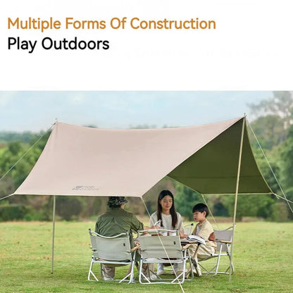 2in1 Outdoor Tent With Canopy