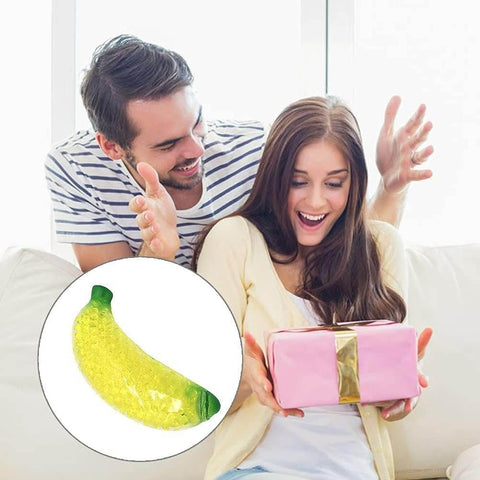 Squishy Banana Squeeze Toy (Each) - Alt View