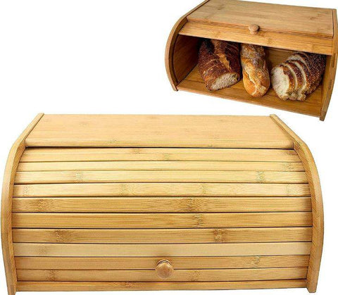 Large Bamboo Bread Bin