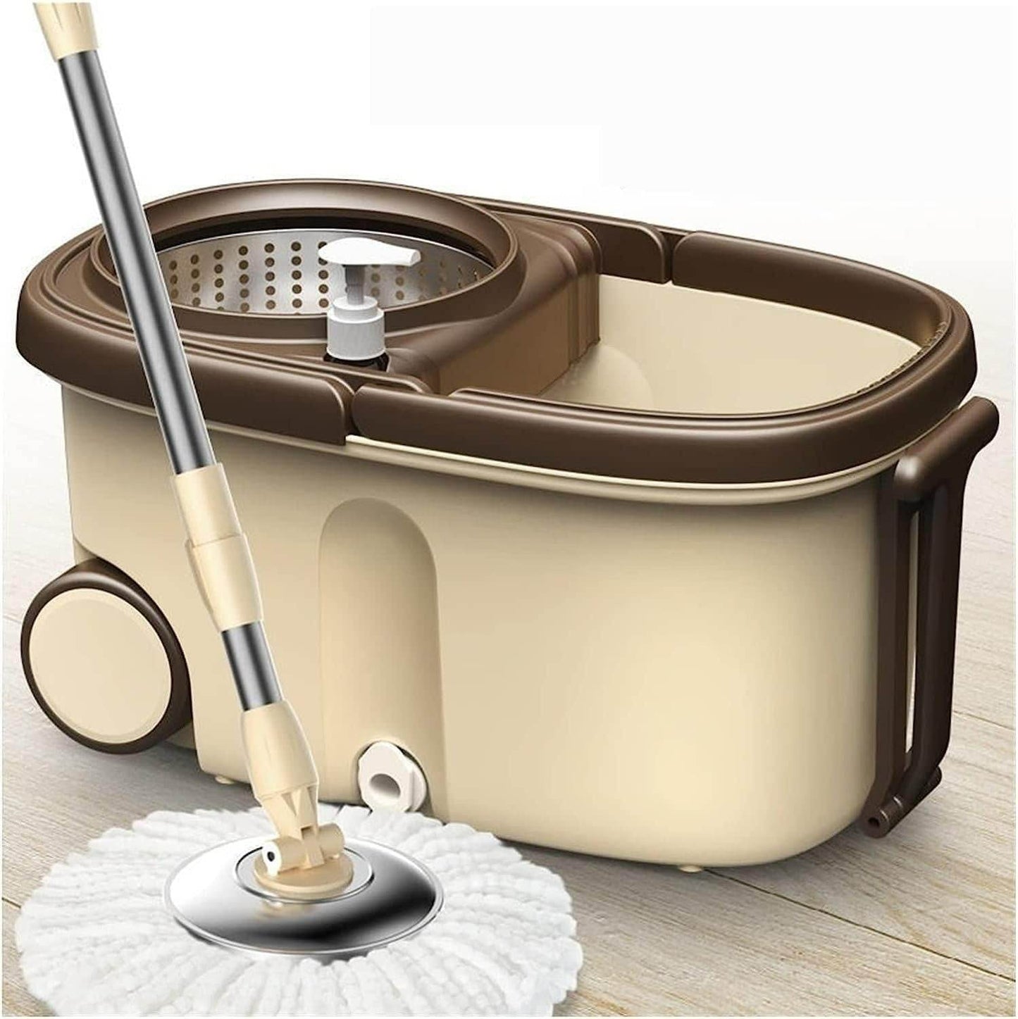 Spin Mop And Bucket Set With Wheels - DMC Wholesale