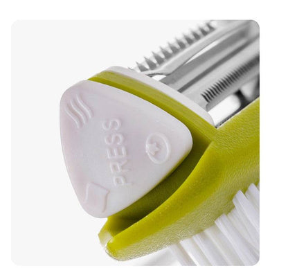 Multifunctional Vegetable Peeler With Cleaning Brush - DMC Wholesale
