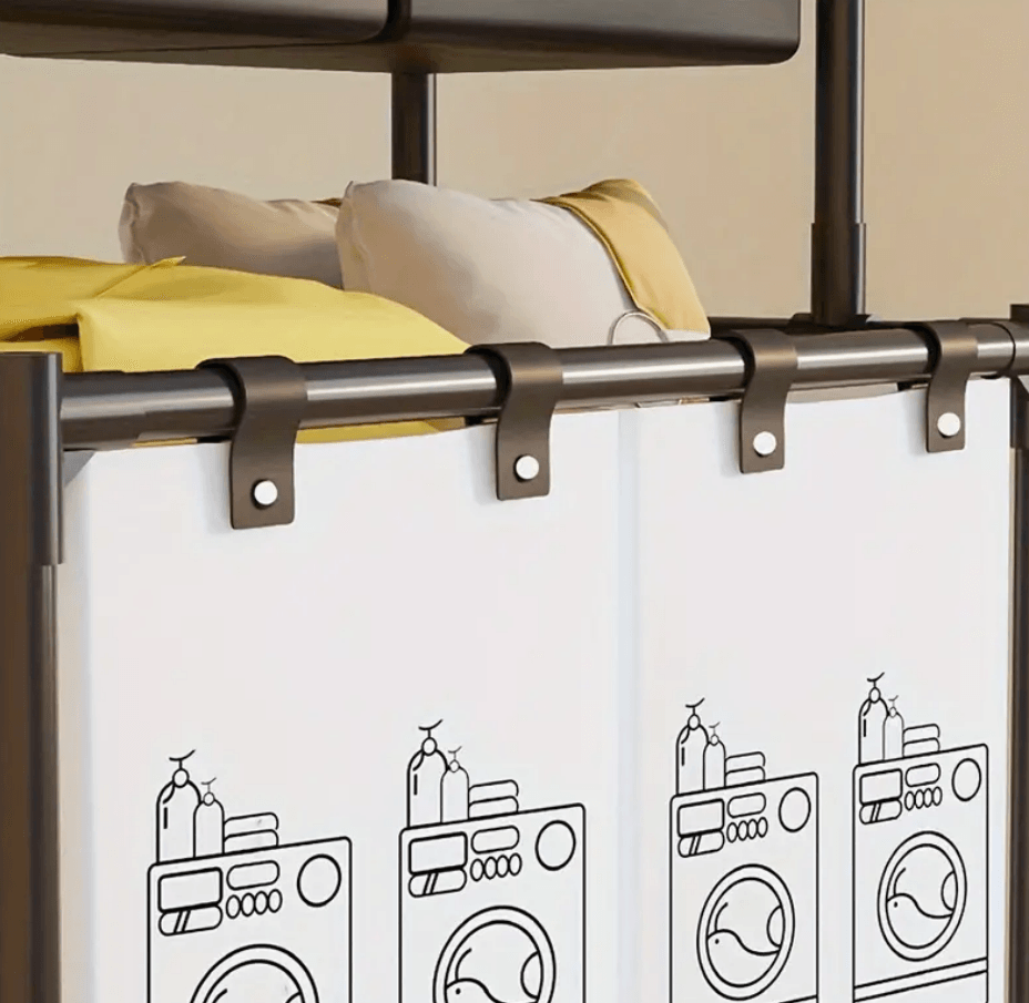 4in1 Laundry Sorter Basket (2 Tier) - DMC Wholesale