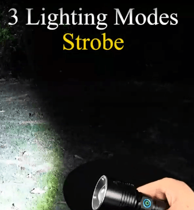 Ultra Bright High Lumens LED Flashlight (16.5cm) - DMC Wholesale