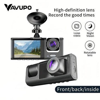 3 Channel 1080p Mini Vehicle Dash Cam - DMC Wholesale