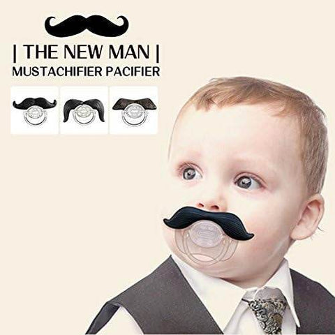 Funny Moustache Beard Dummy for Baby