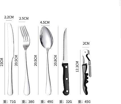 Stainless Steel Outdoor Cutlery Set - DMC Wholesale