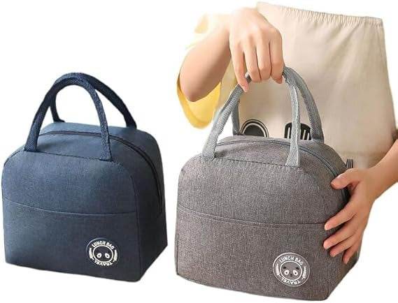 Thermal Insulated Lunch Bag with Front Pocket - DMC Wholesale