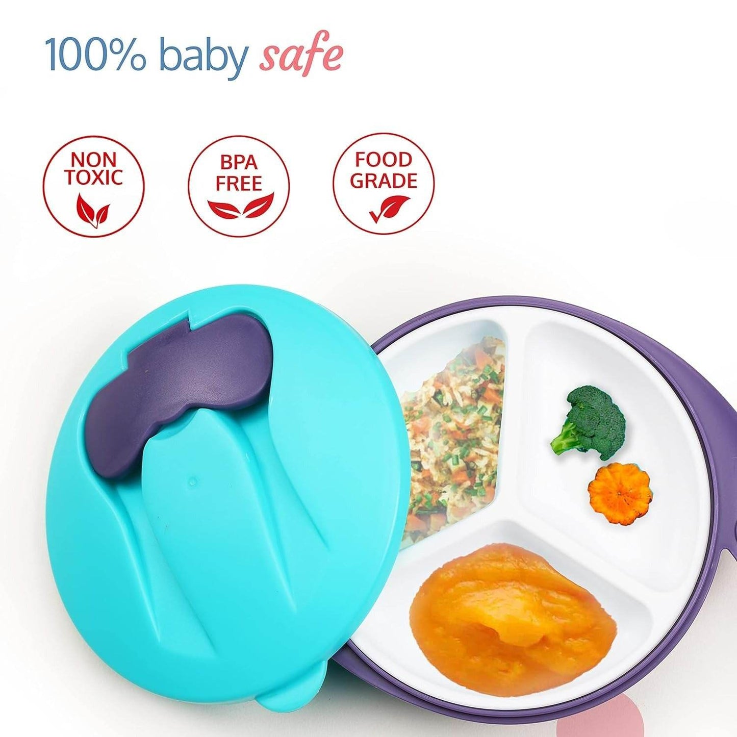 Dr Gym Baby Bowl BPA FREE With Spoon And Fork - DMC Wholesale