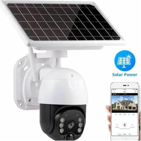 Solar Pan Tilt camera (4K)(WIFI)