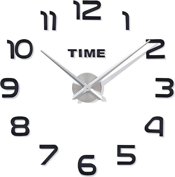 DIY Modern 3D Wall Clock (Glow in the dark) - DMC Wholesale