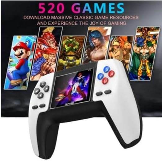 Retro Handheld Game Console with 520 Games - DMC Wholesale