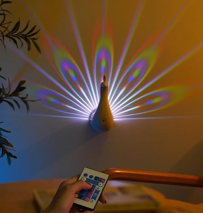 Peacock Projection Lamp