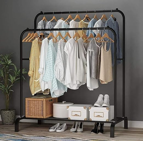 Metal Clothing Garment Rack (Without Wheels) - Alt View
