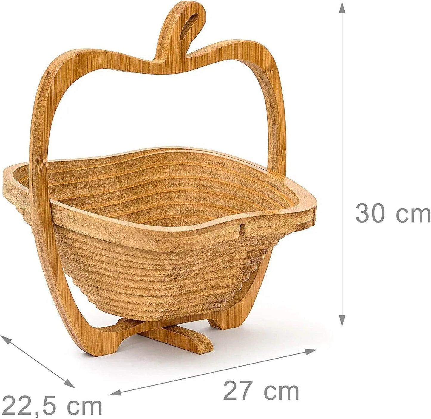 Collapsible Bamboo Fruit Basket - DMC Wholesale