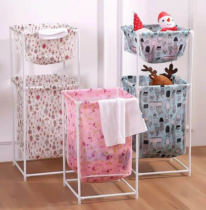 Laundry Basket (Double Layer) - DMC Wholesale