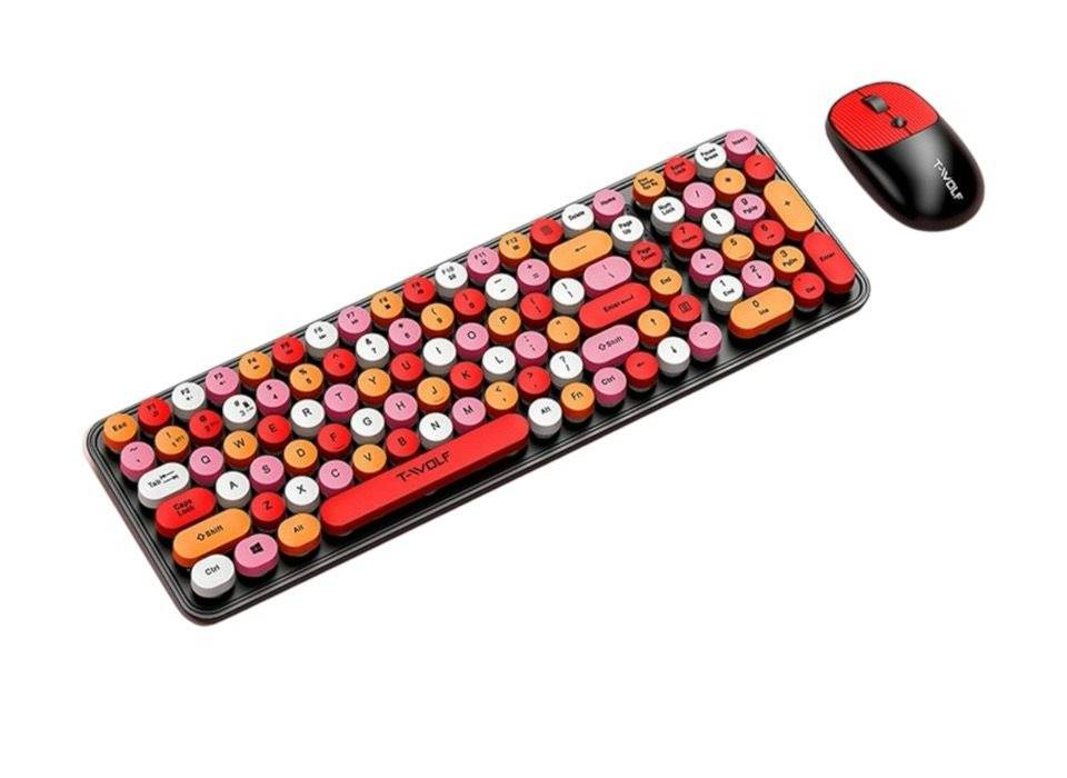 Wireless Home Office Keyboard Mouse Set (Black) - DMC Wholesale