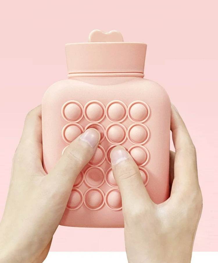 Hot And Cold Compress Water Bottle Pop-It Bag (500ml)(Yellow) - DMC Wholesale