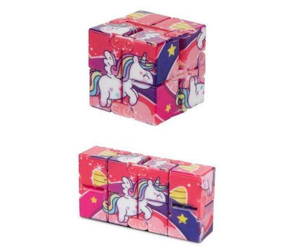 Rainbow Unicorn Infinity Cube - DMC Wholesale