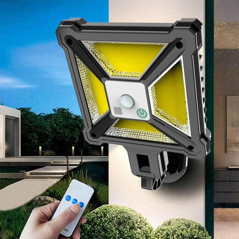 Square Motion Sensor Solar Street Lamp - Alt View