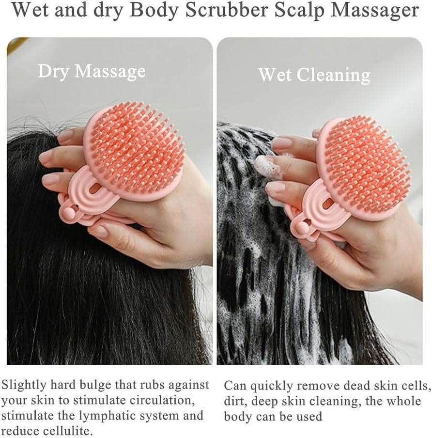 2in1 Scalp Massager Shampoo Brush - DMC Wholesale