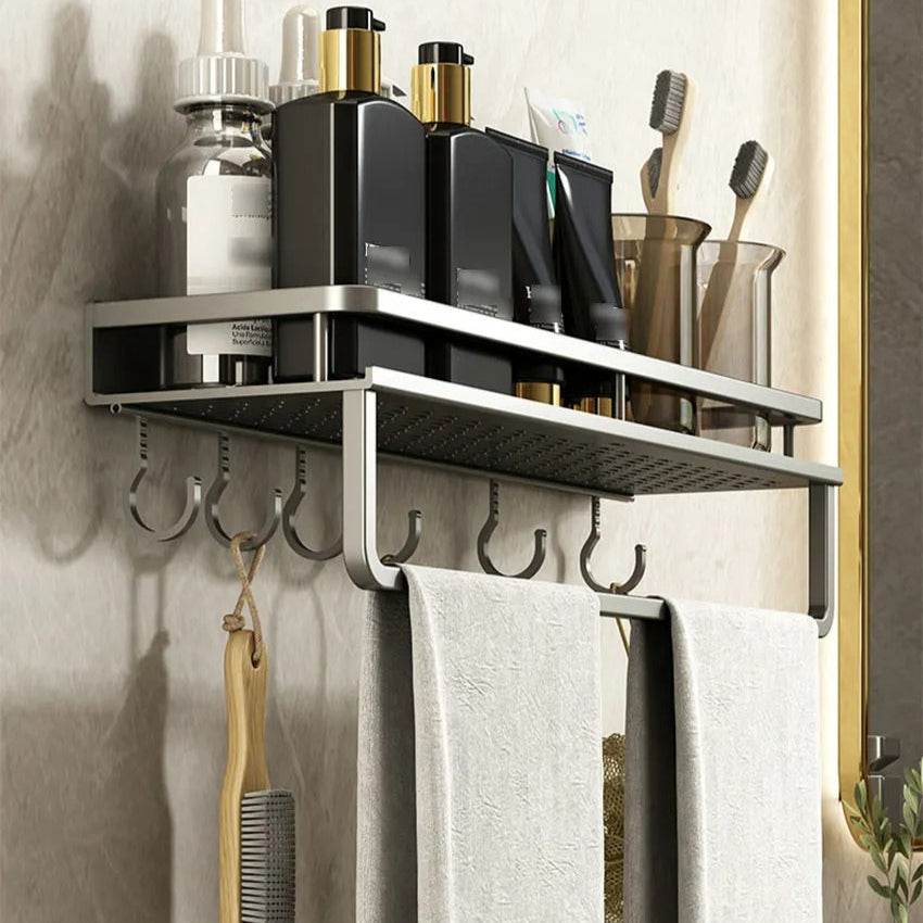 Towel Rod Wall Mounted Storage Rack (60cm) - DMC Wholesale