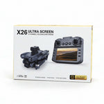 X26 Ultra Screen 4-Channel Foldable RC Drone with 4.3 inch Screen