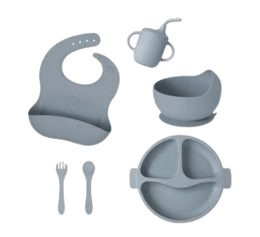 Baby Silicone Bib Set (6 pcs) - DMC Wholesale