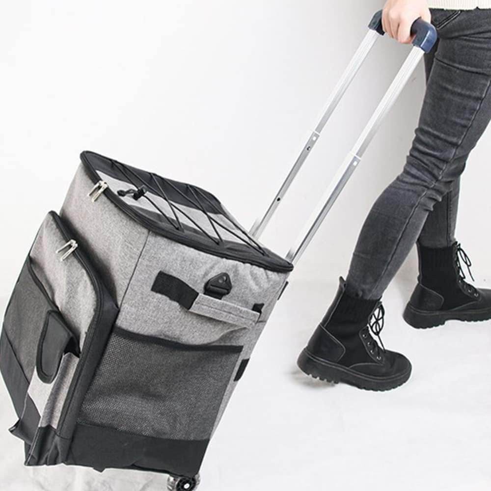 Insulated Rolling Cooler Bag - DMC Wholesale