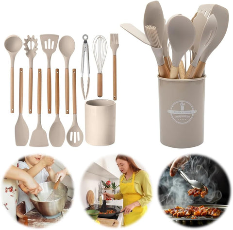 Silicone Utensil Set (12 pcs) - Alt View