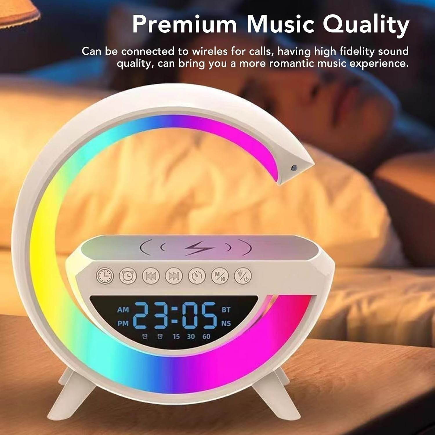 Night Light Charging Bluetooth Speaker - DMC Wholesale
