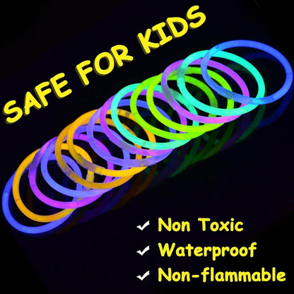 Fluorescent Glow Sticks (100 pcs) - DMC Wholesale