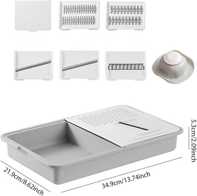 Manual Vegetable Slicer Drain Basket - DMC Wholesale