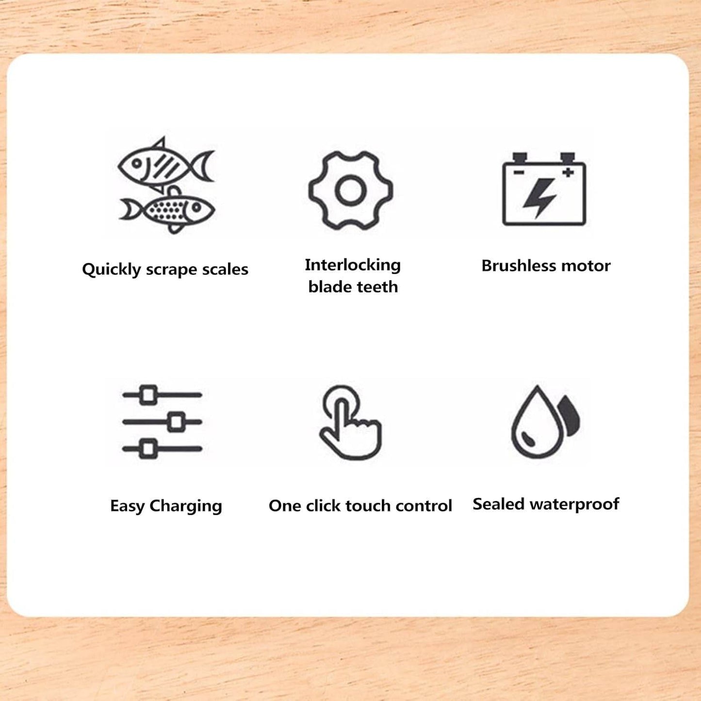 Powerful Cordless Fish Scaler - DMC Wholesale