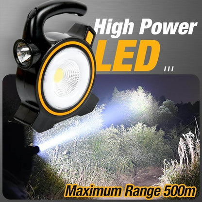 COB LED USB Solar Emergency Work Light (30W) - DMC Wholesale