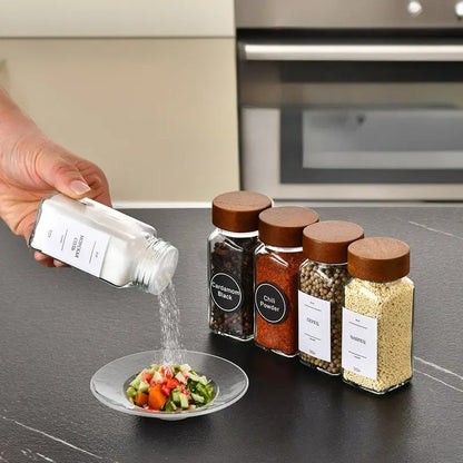 Spice Jar Containers Set (120ml)(12 pcs)